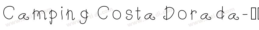 Camping Costa Dorada字体转换